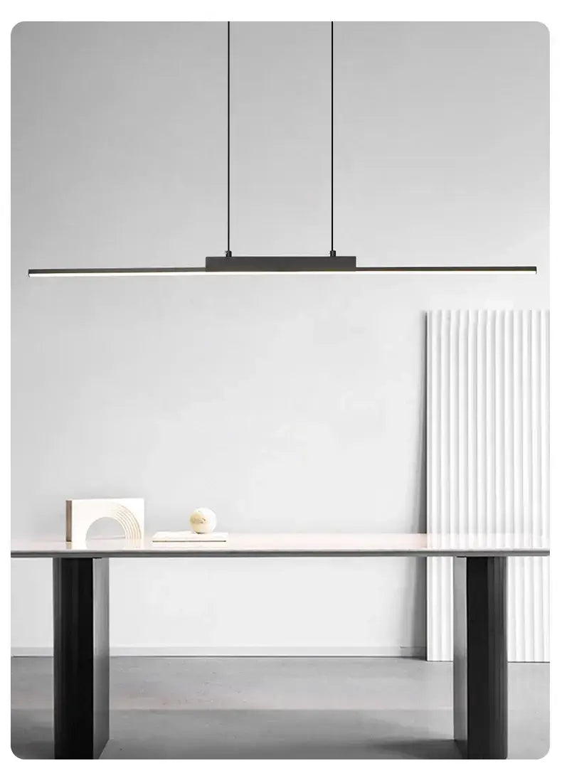 Luminária Pendente Longa Minimalista 26W