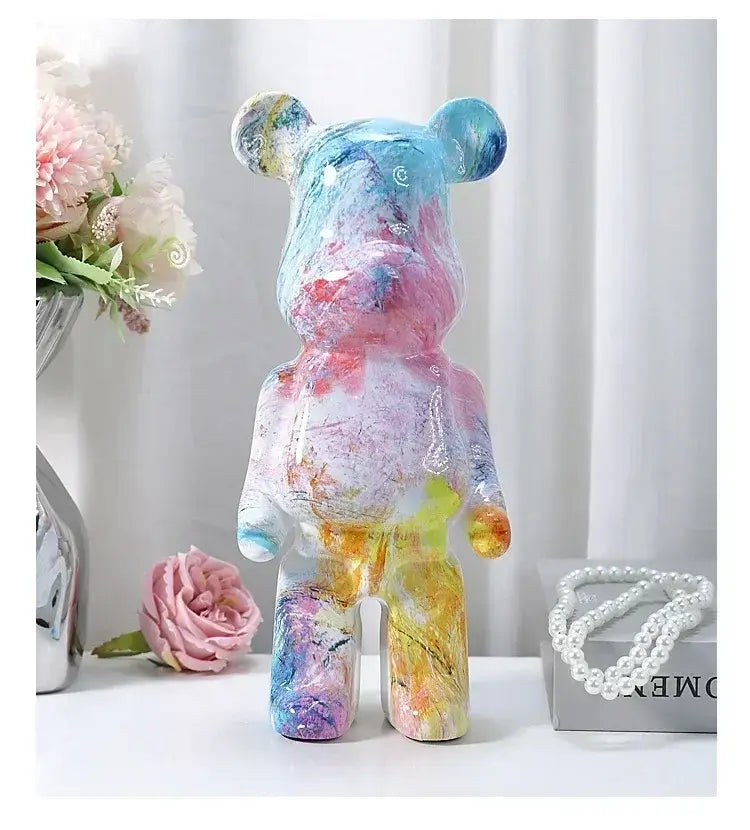 Escultura Decorativa Urso Resina