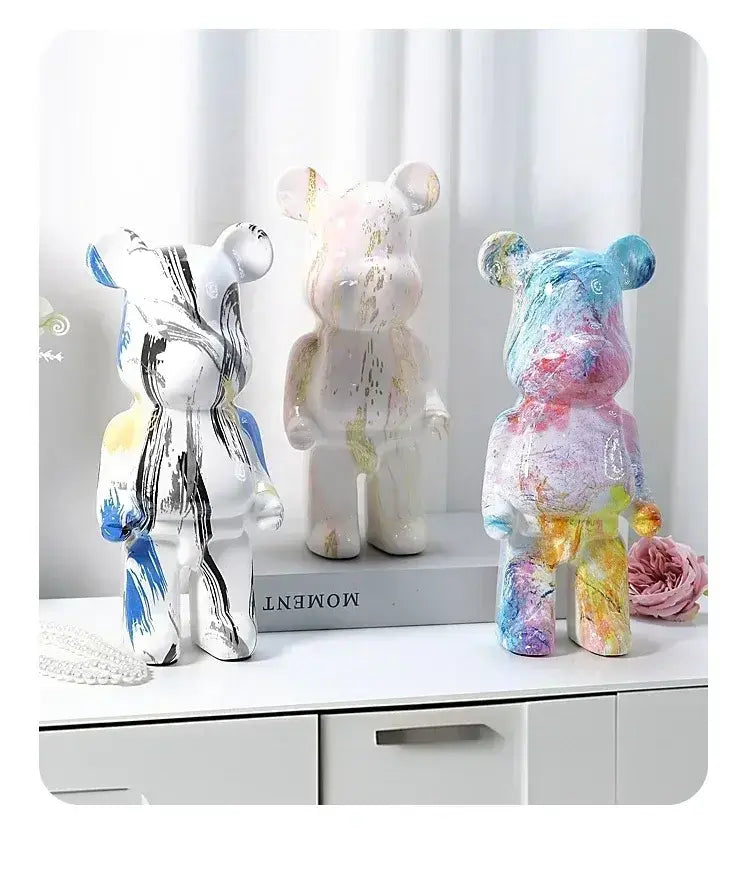 Escultura Decorativa Urso Resina