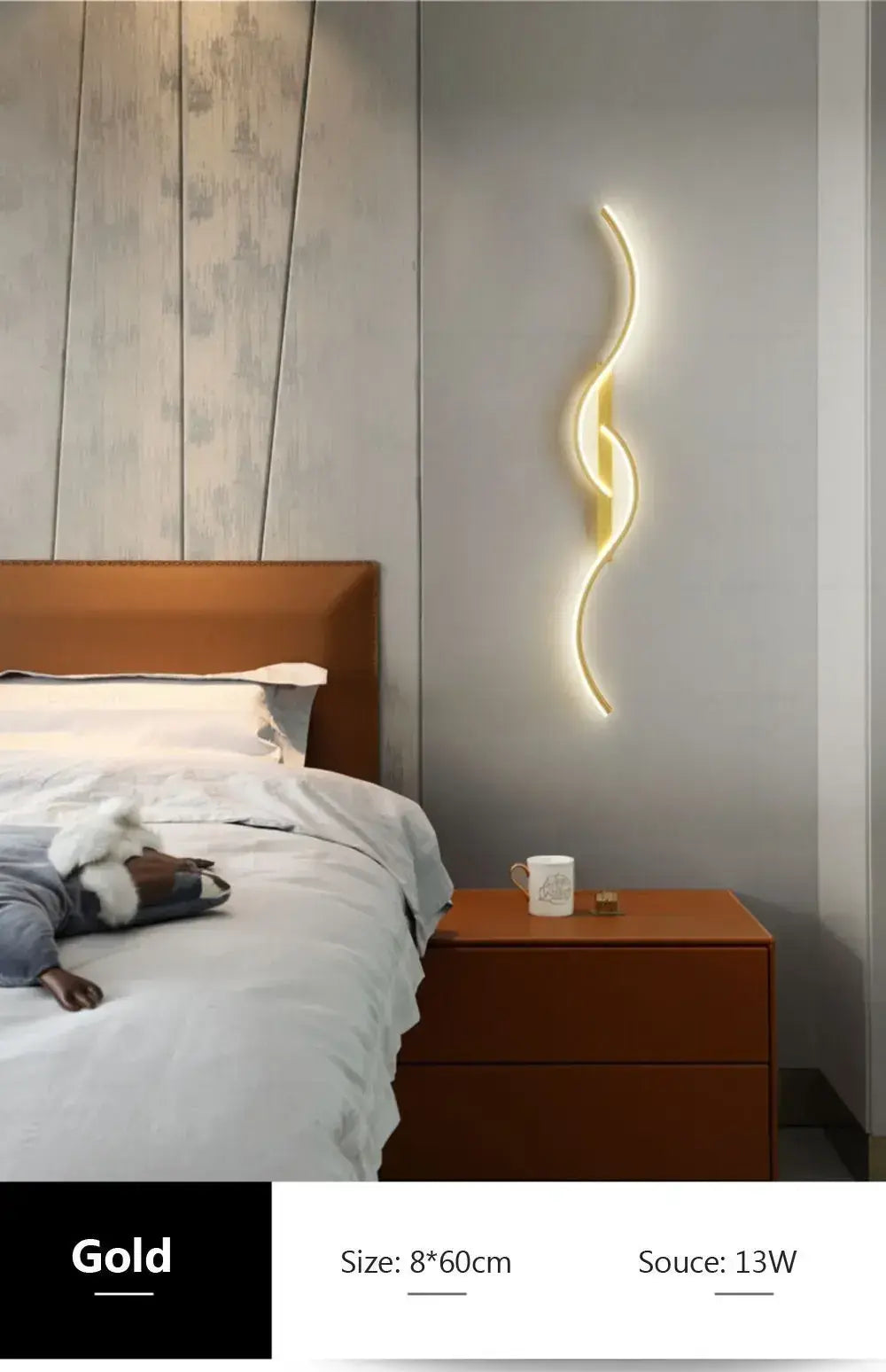Arandela LED Minimalista Cabeceira