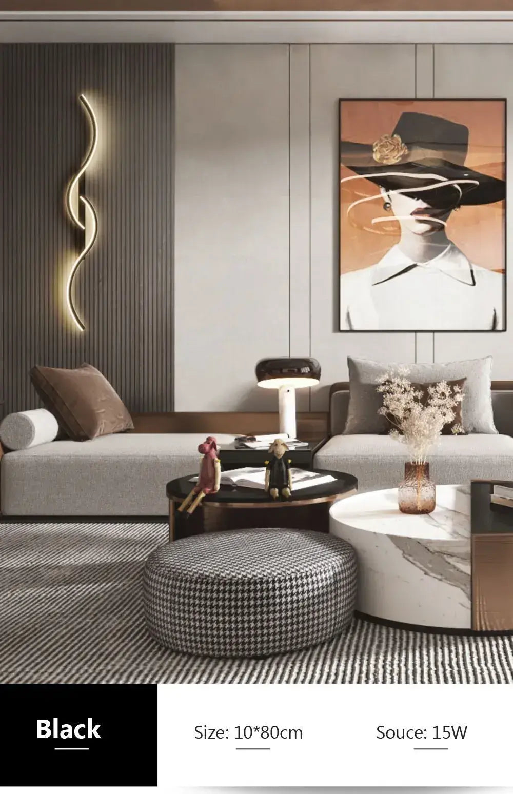 Arandela LED Minimalista Cabeceira
