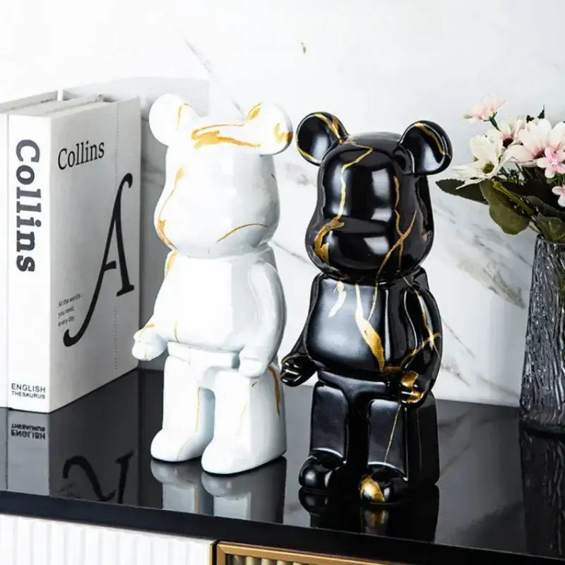 Escultura Decorativa Urso Resina