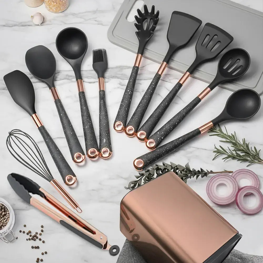 Conjunto de Utensílios de Cozinha Silicone