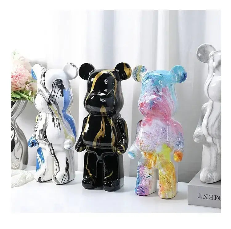 Escultura Decorativa Urso Resina