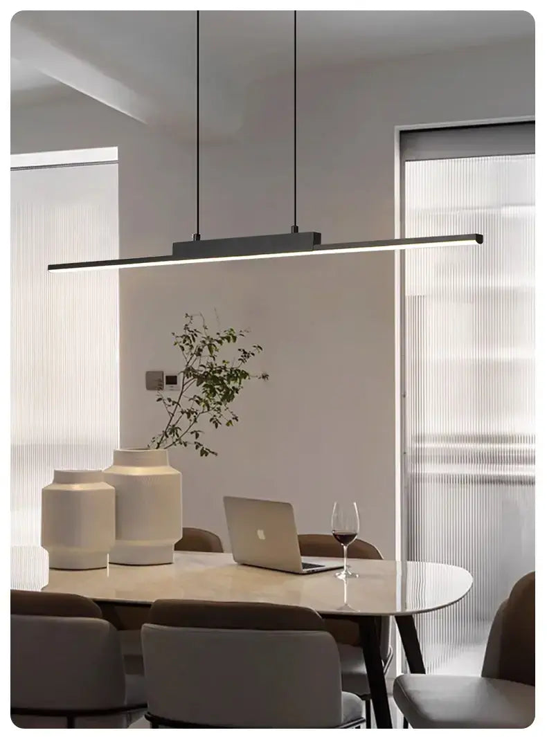 Luminária Pendente Longa Minimalista 26W