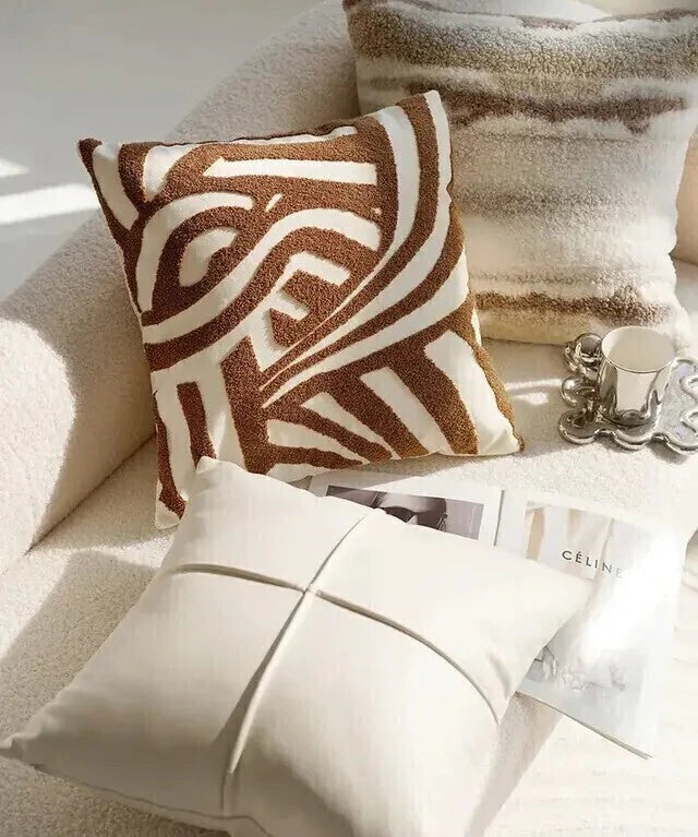 Capa de Almofada Estampada Algodão