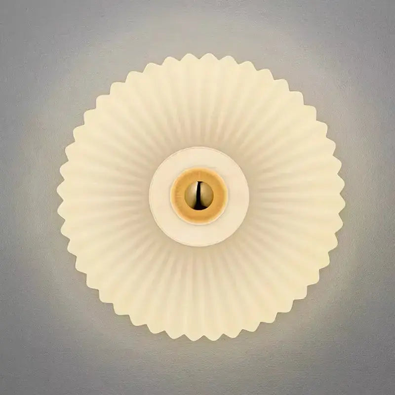 Arandela Flor Vidro Retrô