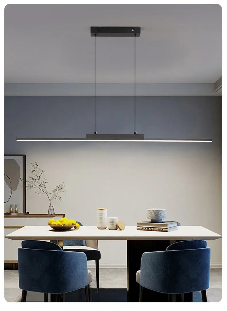 Luminária Pendente Longa Minimalista 26W