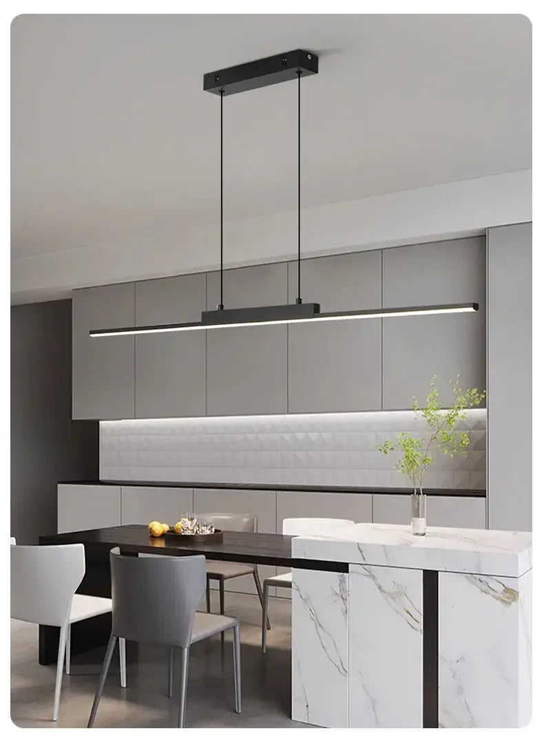 Luminária Pendente Longa Minimalista 26W
