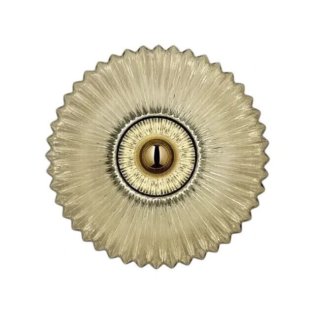 Arandela Flor Vidro Retrô