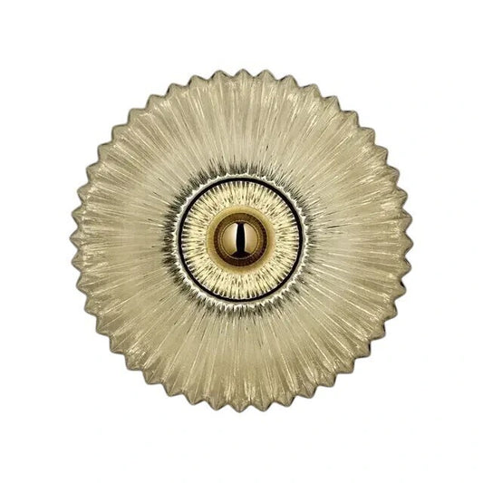 Arandela Flor Vidro Retrô